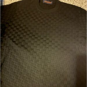 Louis Vuitton Damier Black Wool Crew Neck